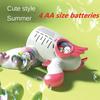 Electric Bubble Machine Flashing Light Music Automatic Bubble Blower Soap Water Bubbles Maker Gun for Children Kid Outdoor Toys