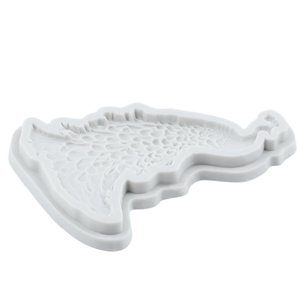 Pfau Silikonform Pfau Fondantformen Kuchen Dekorationswerkzeuge Themenkuchen Dessert Dekoriert Schokoladenbonbonform