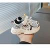 Spring new children's sports shoes mesh breathable boys running shoes soft sole girls dad shoes