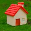 Yousheng Miniature Cottage Dollhouse Accessories Mini Resin House Micro Landscape for Plant Pot Fairy Garden DIY