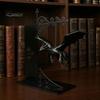 Fantasy Decor for Library Magical Floating Dragon Bookshelf Lamp, Warm LED Night Light, Atmospheric Reading Light Nook Decor, Unique Gift Lovers