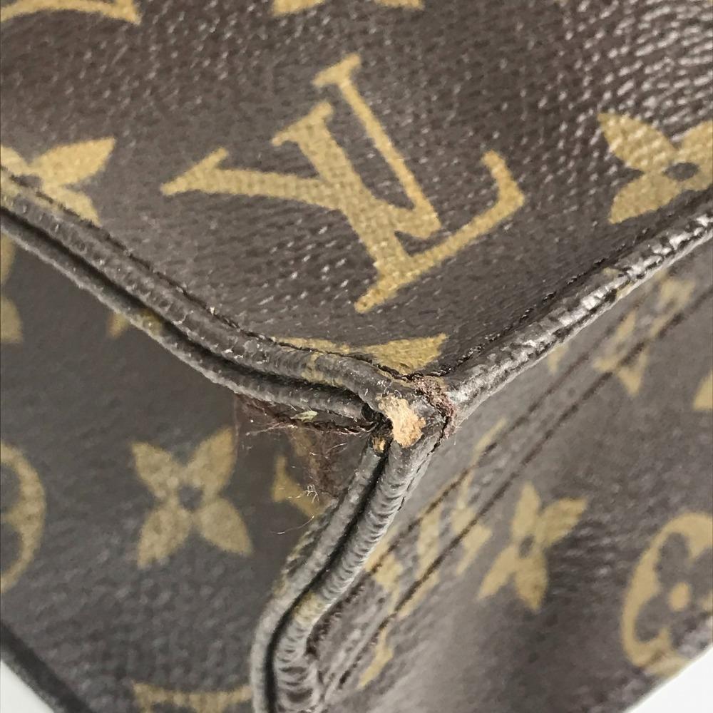Louis Vuitton M51140 Monogram Sac Plat Tote Bag Vertical Tote Hand Bag