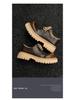 Little Leather Retro Lace-Up Derby Shoes with Thick Soles (Model 14702)
