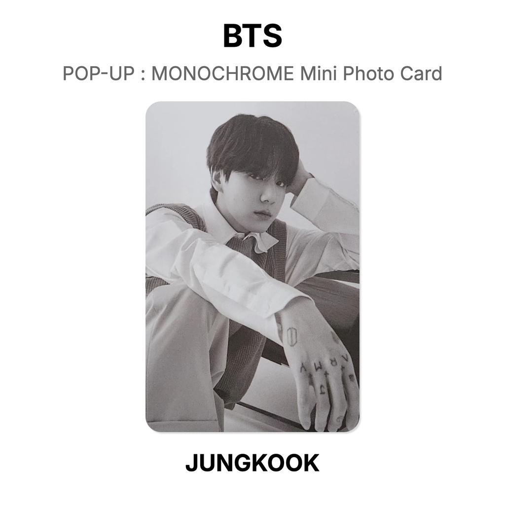 BTS SURGIR : TARJETA FOTOGRÁFICA MINI MONOCROMÁTICA Fotocarte Oficial