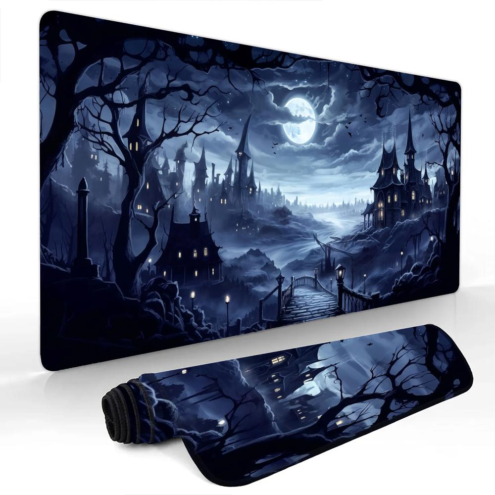 Mysterious Forest and Ancient Castle Mouse Pad Desk Mat Gaming mats NonSlip office mouse carpet desk accessories mousepads 800x300x2mm