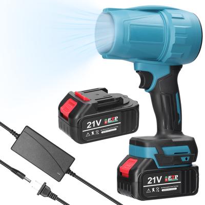 Ręczny wentylator turbowentylatorowy o dużej mocy, wentylator litowo-jonowy, wielofunkcyjna myjka samochodowa, wysoka wydajność