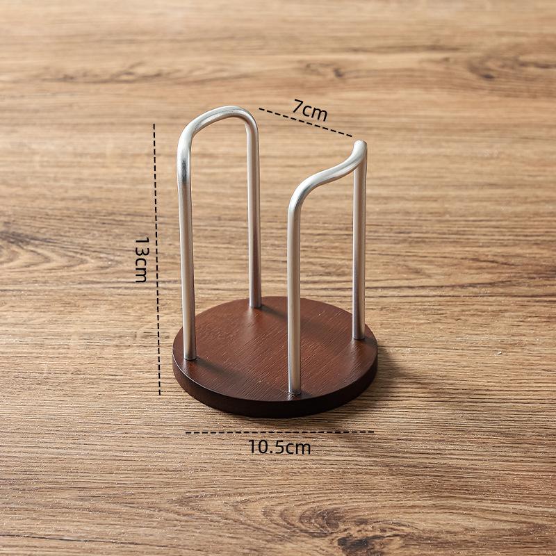 

High-value paper cup holder disposable cup cup holder desktop coffee table storage rack tea cup coffee cup bamboo cup holder