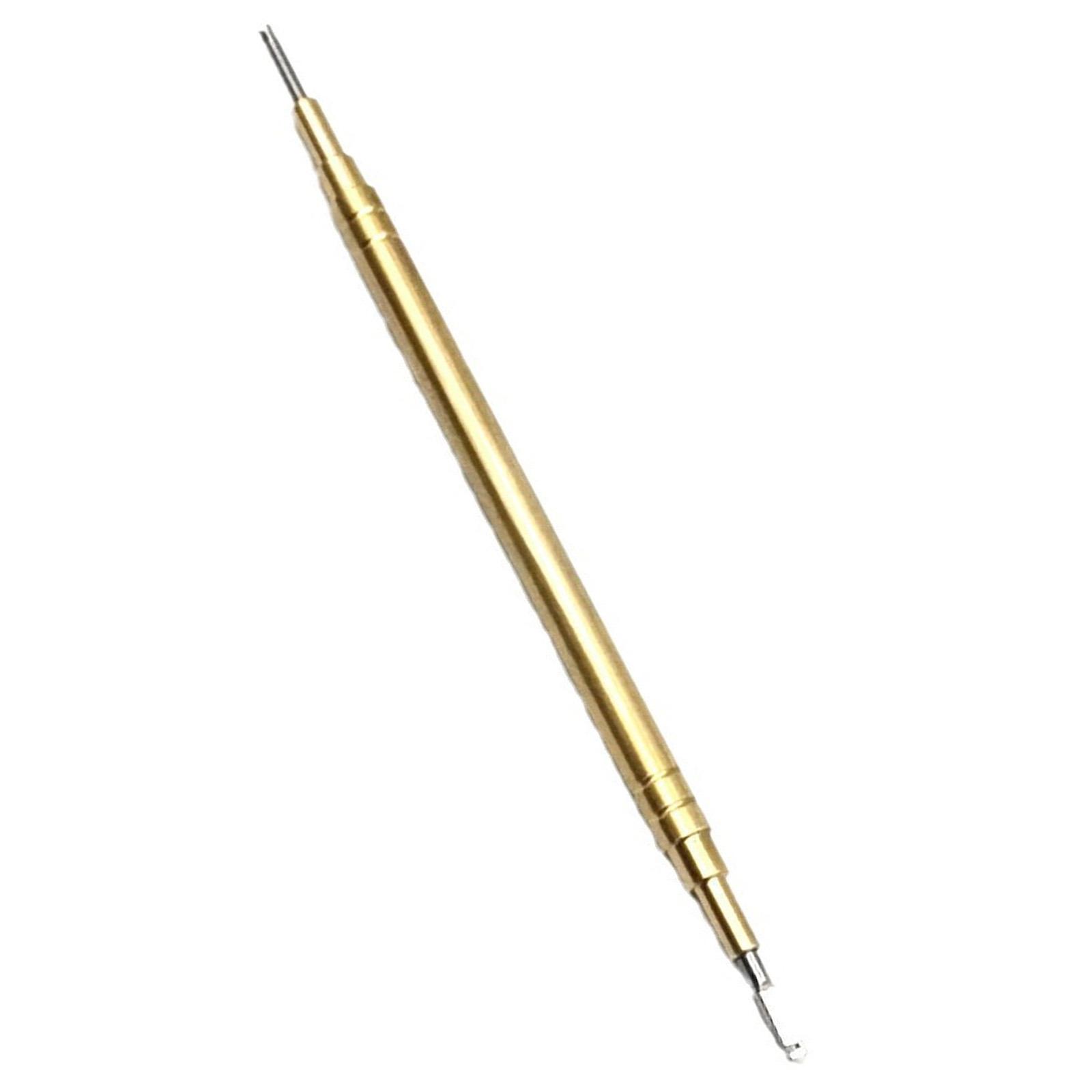 

Практичный двухсторонний инструмент для пружинных стержней для ремонта и обслуживания часов, тонкая механическая разборка волоска