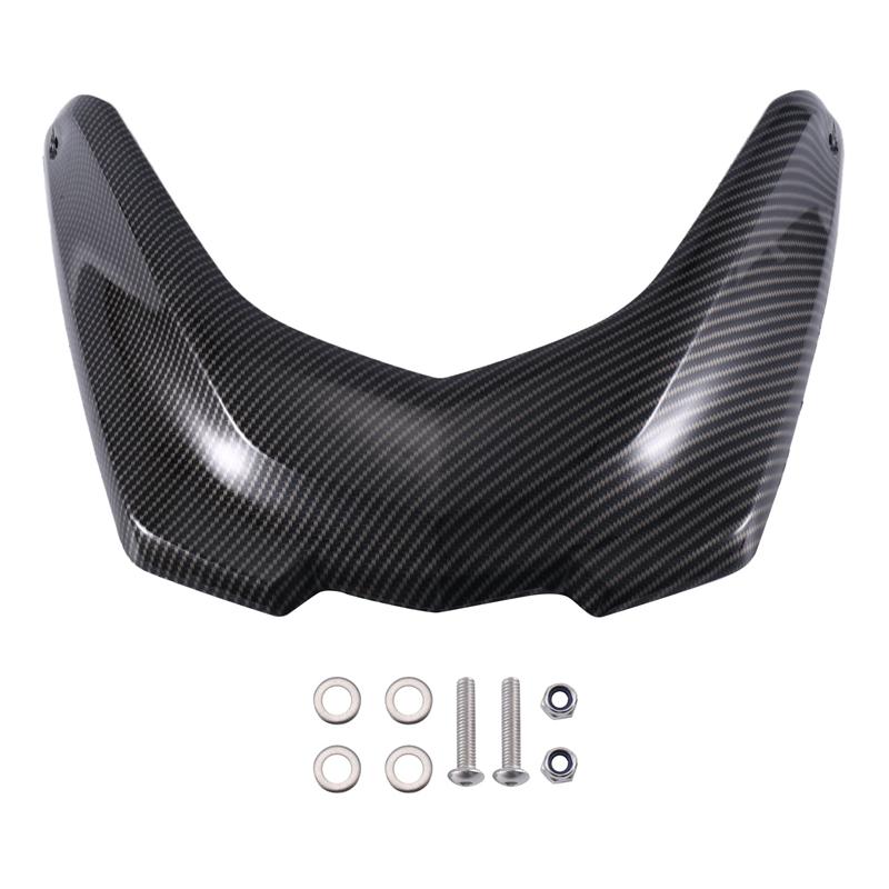 ABS Fender Beak Extension Wheel Cover Nose Fairing Beak Cowl Protector For BMW R1200GS R 1200 GS LC 2013-2016 Carbon Fiber Pattern
