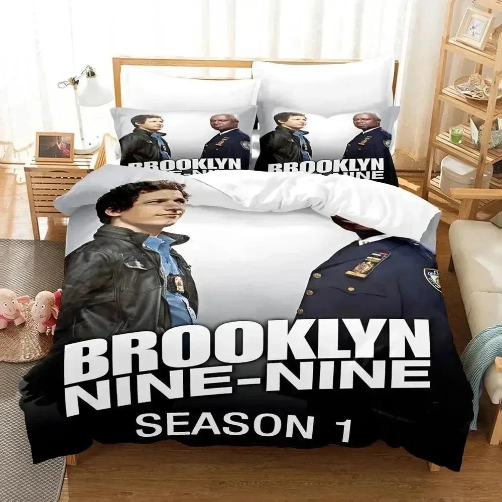3D Print Brooklyn Nine-Nine Bedding Set Bedroom Soft Modern Bedspreads Comefortable Kids Duvet Cover Quilt Cover And Pillowcase