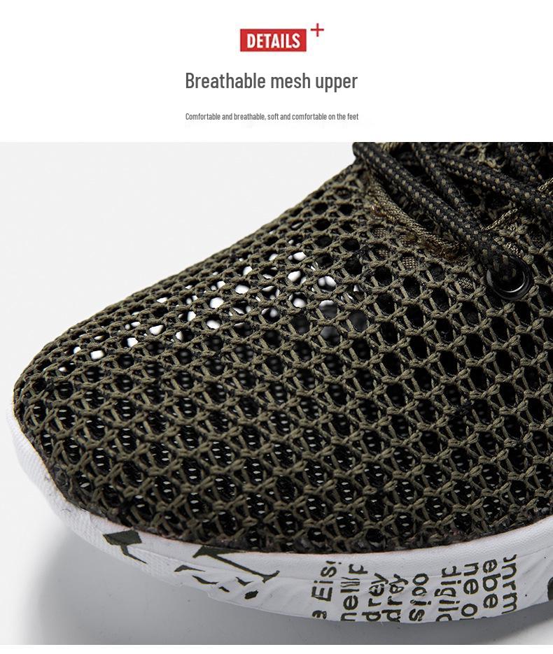 Herren 2022 Frühling/Sommer Mesh Outdoor Leichte Lässige Atmungsaktive Schuhe für Reisen und Sport