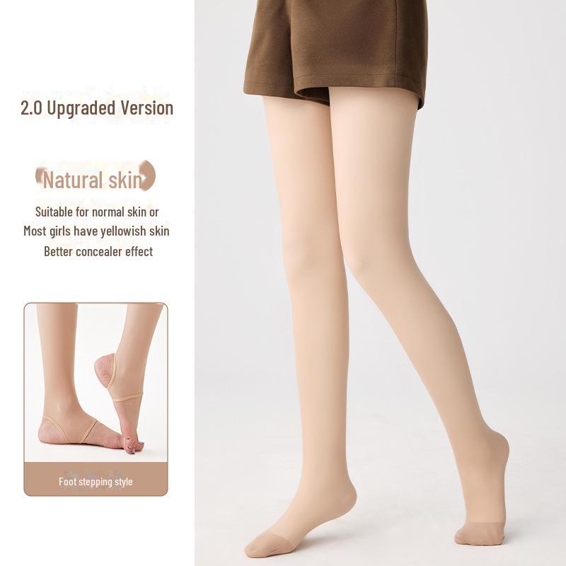 Damen Doppel-Lagen Warme Samt Nude Strumpfhose: 720-Nadel Verdickung für Herbst & Winter