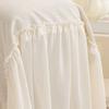 Corduroy Sofa Towel Covers With Skirt Edge French Anti Scratch Dust Cover For Living Room All Inclusive Lace Skirt Seat Cushion