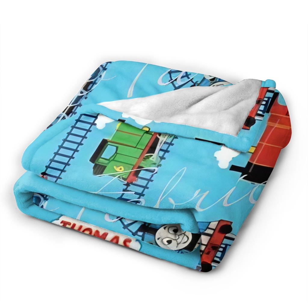 T-Thomas The Train Friends Blankets Quality Soft Throw Blanket Winter Camping Couch Chair Funny Bedspread