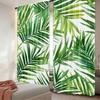 2Pcs Plant Curtain Tropical Palm Leaves Natural Feelings Suitable For Living Room Bedroom Kitchen And Bathroom 29.53X65.35In