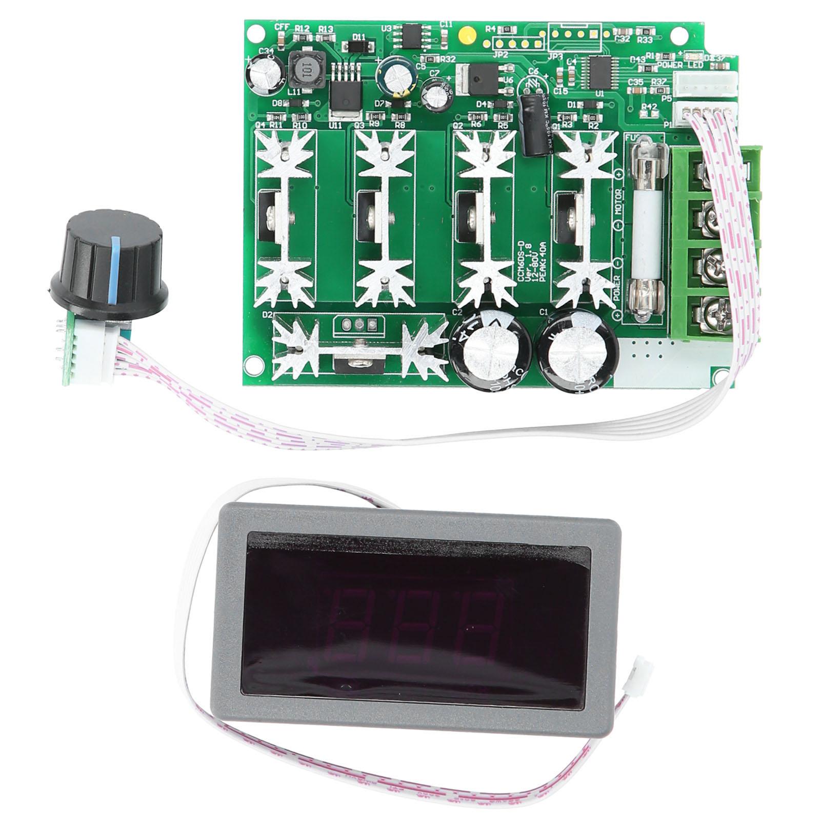 

Speed Controller Module Digital Display PWM DC Motor High Power Regulator DC1280V 30A