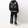 Off-White Caravag Diag Slim Sweatpant Black/White Men Bottoms OMCH029C99FLE0041001
