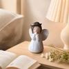 Creative Design Winged Angel Figurine Resin Pray Girl Ornaments  Home Decoration