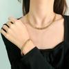 Jewelry Style Niche Design Necklace Women'S Versatile Electroplated Color Gold Bracelet Necklace
