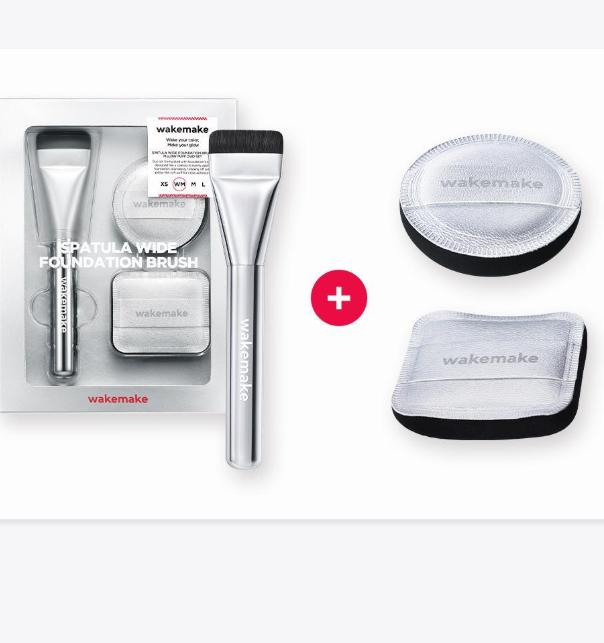 WAKEMAKE Spatula Wide Foundation Brush (NEW)