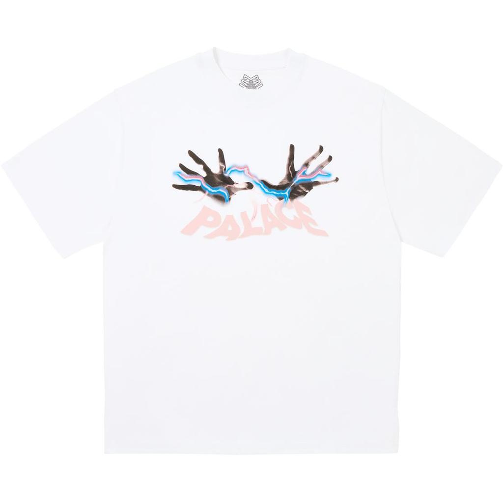 Palace Hands On T-Shirt White Unisex Tops P27TS331