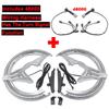 New For Honda GL1800 Goldwing Motorcycle Accessories Chrome Black Brake Disc Rotors Covers LED Cornering Lamp 2018-UP 2019 2020