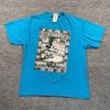 Vintage 90s Mickey Mouse Gym Shirt Medium 20x26 Blue