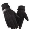 Tri-polar Men's Winter Suede Gloves