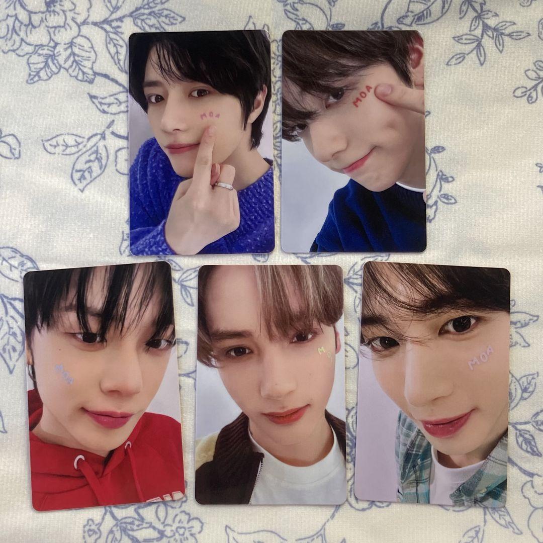 

[USED] TXT MOAZONE Limited FC Bonus Fan Meeting Trading Cards (5 Cards)