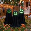 Adjustable Halloween Standing Ghost Decor Glowing Scary Ghost Figure  Porch Yard Decor