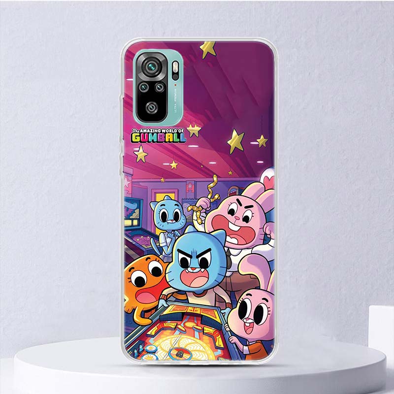 The Amazing World Gumball Soft Case For Xiaomi Redmi Note 14 13 12S 11S 10S 12 Pro Plus Phone Cover 11 10 11E 11T Note14 Shell C