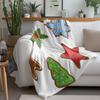 Cozy Christmas Blanket Flannel Throw Soft Warm Holiday Home Decor Gift Winter Festive Design Holiday Season Festive Christmas Gi