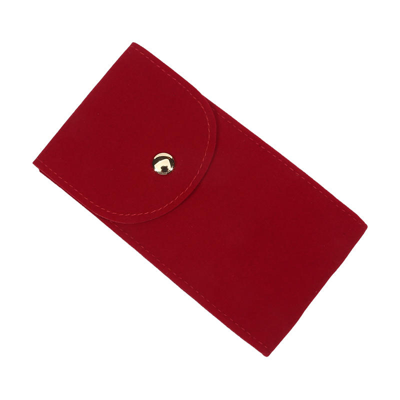 Portable Jewelry Watch Organizer Protective Bag with Flip Cover Trvel Single Watch Storage Pouch