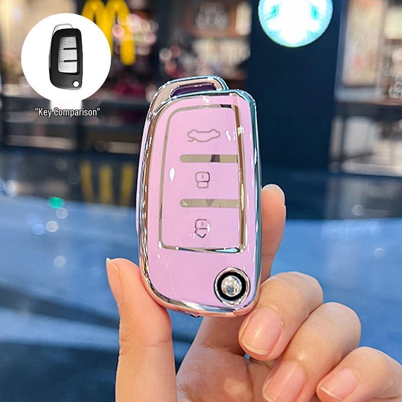 Geely Folding Key Cover for Vision X3, King Kong, Emgrand GL, Panda S1, Boyue X1, Xingrui, Binrui.