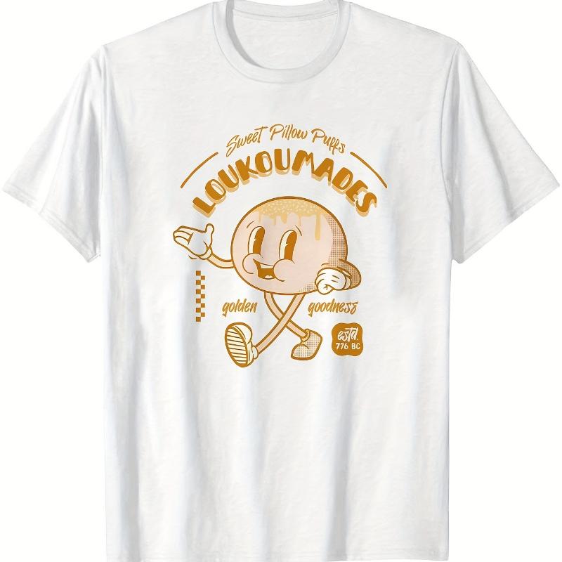 

Loukoumades Sweet Pillow Pups T-Shirt,Soft Breathable & Fade-Resistant, Classic Fit for Daily Casual Wear XXL белый