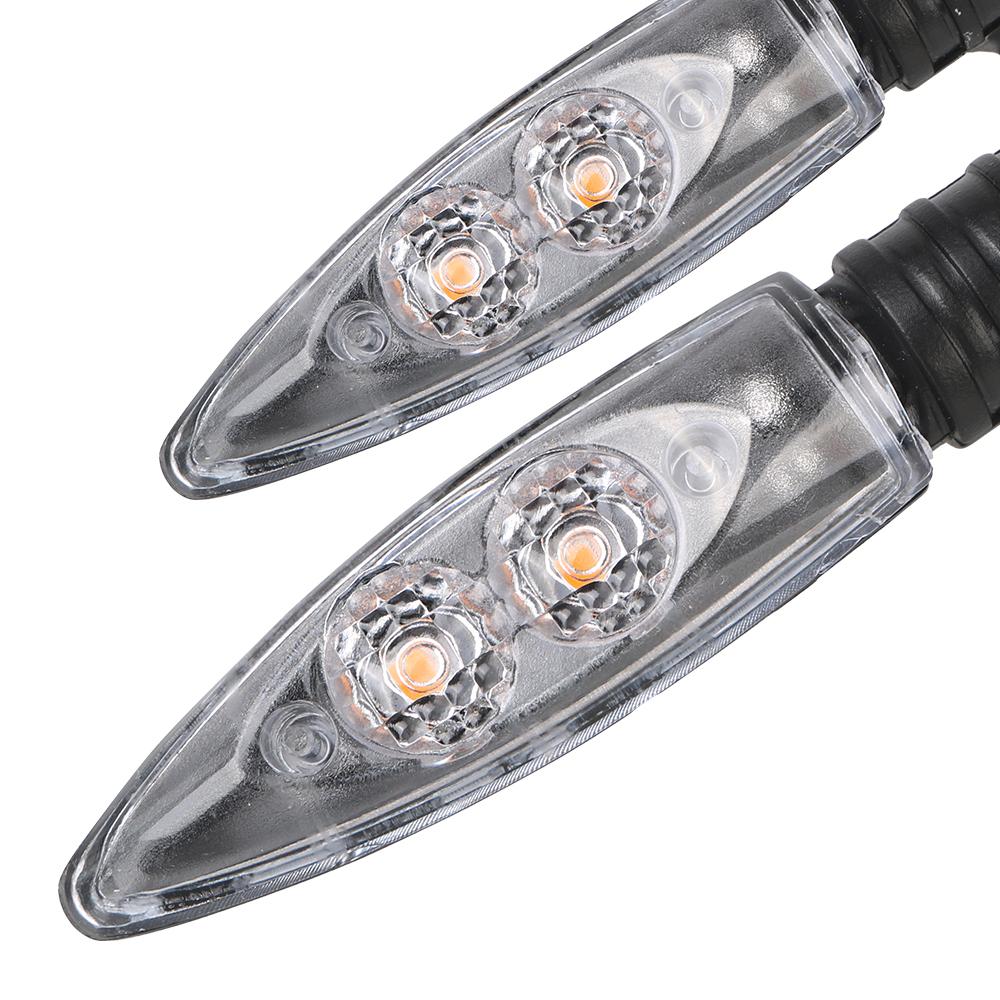 Front Rear Turn Indicator 2Pcs/set Motocycle Indicator Lamp LED Turn Lights Light Blinker