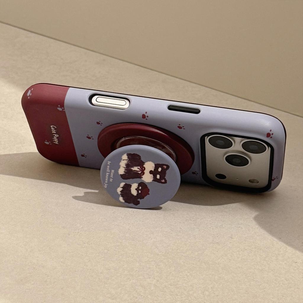 Adorable Puppy Magnetic Phone Case for iPhone 17 and iPhone 17 Pro Max