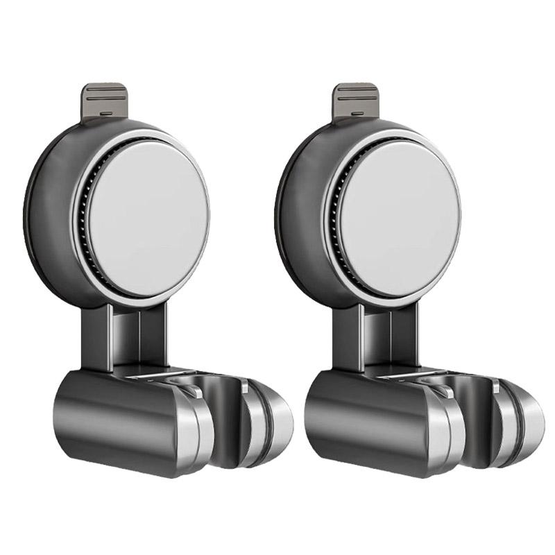 Punch-free Suction Cup Shower Bracket Fixing Artifact Removable and Adjustable Bathroom Shower Rack Shower Head Accessories