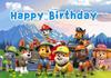 Paw Patrol Birthday Party Backdrop Decorations Boy Kids 1st Birthday Baby Shower Photography Background Puppy Dog Banner Poster