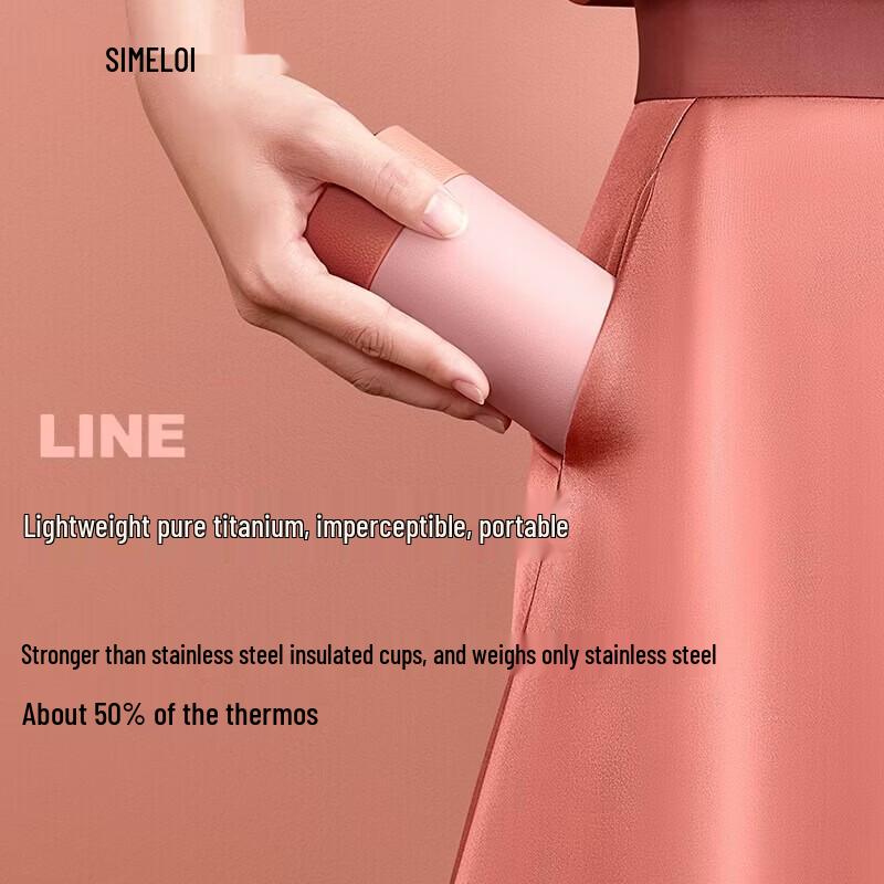 Shimeile Pure Titanium Insulated Water Bottle