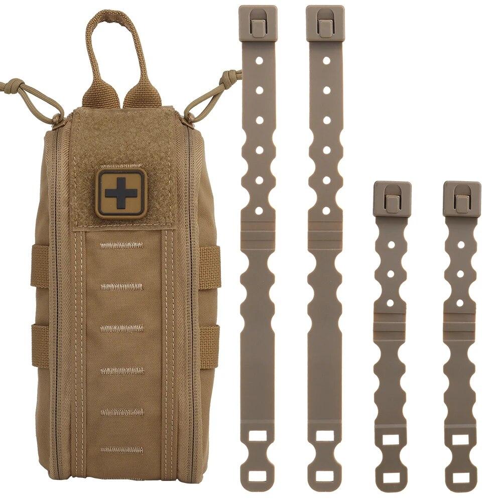 Erste-Hilfe-Set-Taschen, medizinische EMT, abreißbare Haken- und Schlaufen-Utility-EDC-Trauma-Tasche, Malice Clip-on-Taillenweste, Zubehör