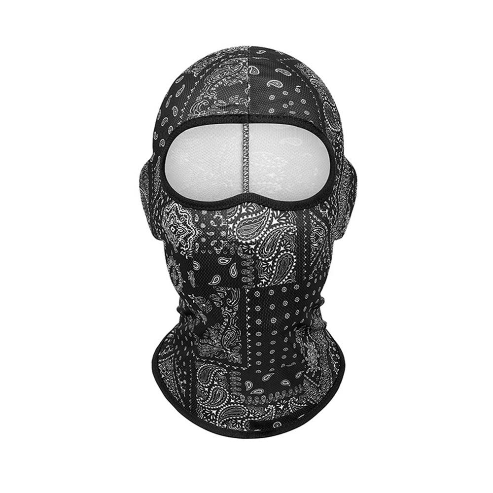 Ice Silk Full Face Cap Breathable Motorcycle Cycling Mask Fashion Bandana Hood  Motorcycle Riding 7