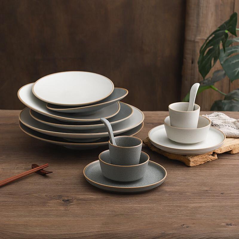 Ruhan Minimalist Matte Ceramic Rice Bowl - 2 Pack