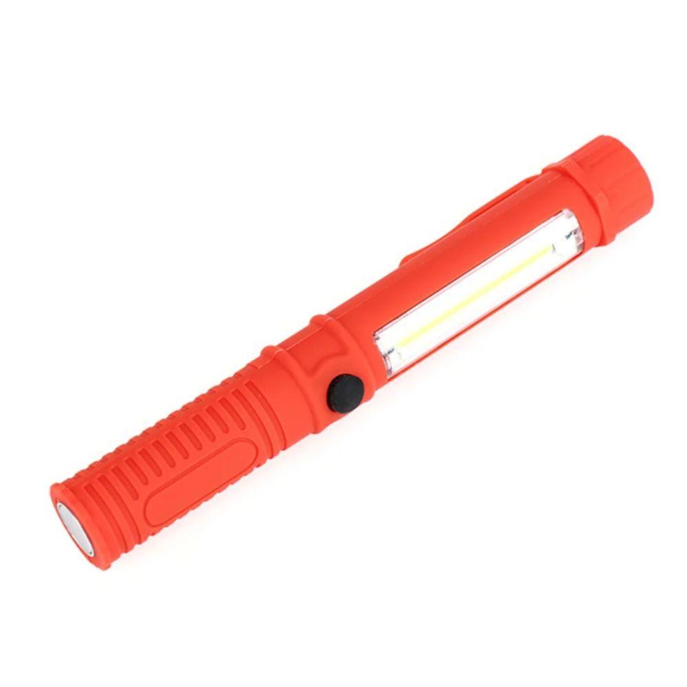 Waterproof COB LED Flashlight Magnetic Base Work Light Security Mini Pen Light  Camping