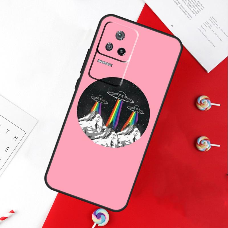 Aesthetic Alien Cover For Xiaomi 14 Ultra 15 13 11T 12T 13T 14T Pro POCO X7 Pro X3 X5 X6 M6 F5 F6 Pro Case