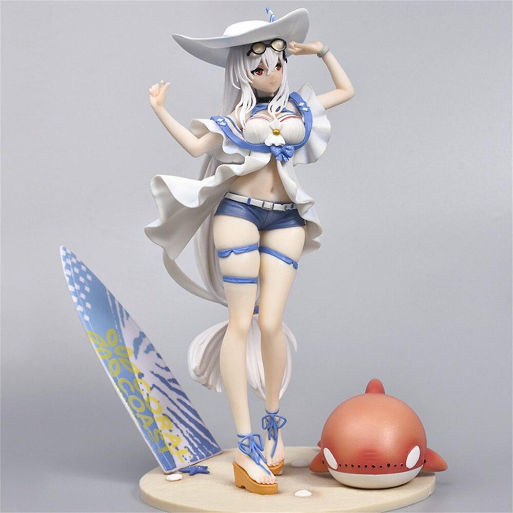 25cm Arknights Skadi Figure Action 1 /7 Pvc Figurine Sexy Swimsuit Girl Statue Model Collection Anime Figures Toy Xmas Gift