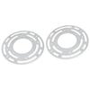 2 Set Light Fixture Mounting Bracket 4in Universal Lighting Steel Circle Crossbar Ceiling Fan Plate Complete Accessories