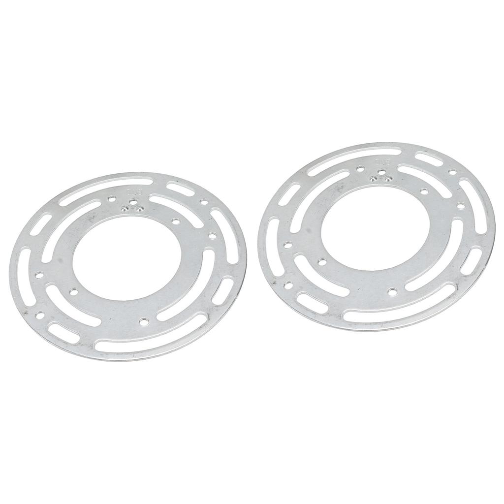 2 Set Light Fixture Mounting Bracket 4in Universal Lighting Steel Circle Crossbar Ceiling Fan Plate Complete Accessories
