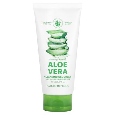 Aloe Vera Cleansing Gel Cream, 150Ml(5.07Fl Oz)