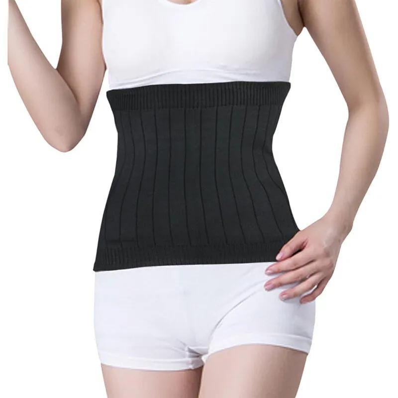 Cashmere Waist Support Warmer Elastic Waist Belt for Cold Weather Kidney Stomach Back Warming Brace Abdominal Protect for Women